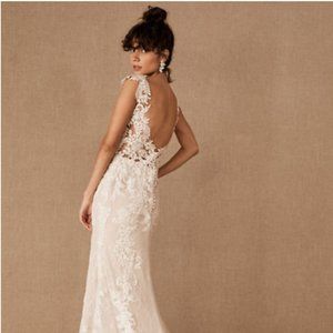 Whispers & Echoes Milano Gown Ivory/Almond (BHLDN)